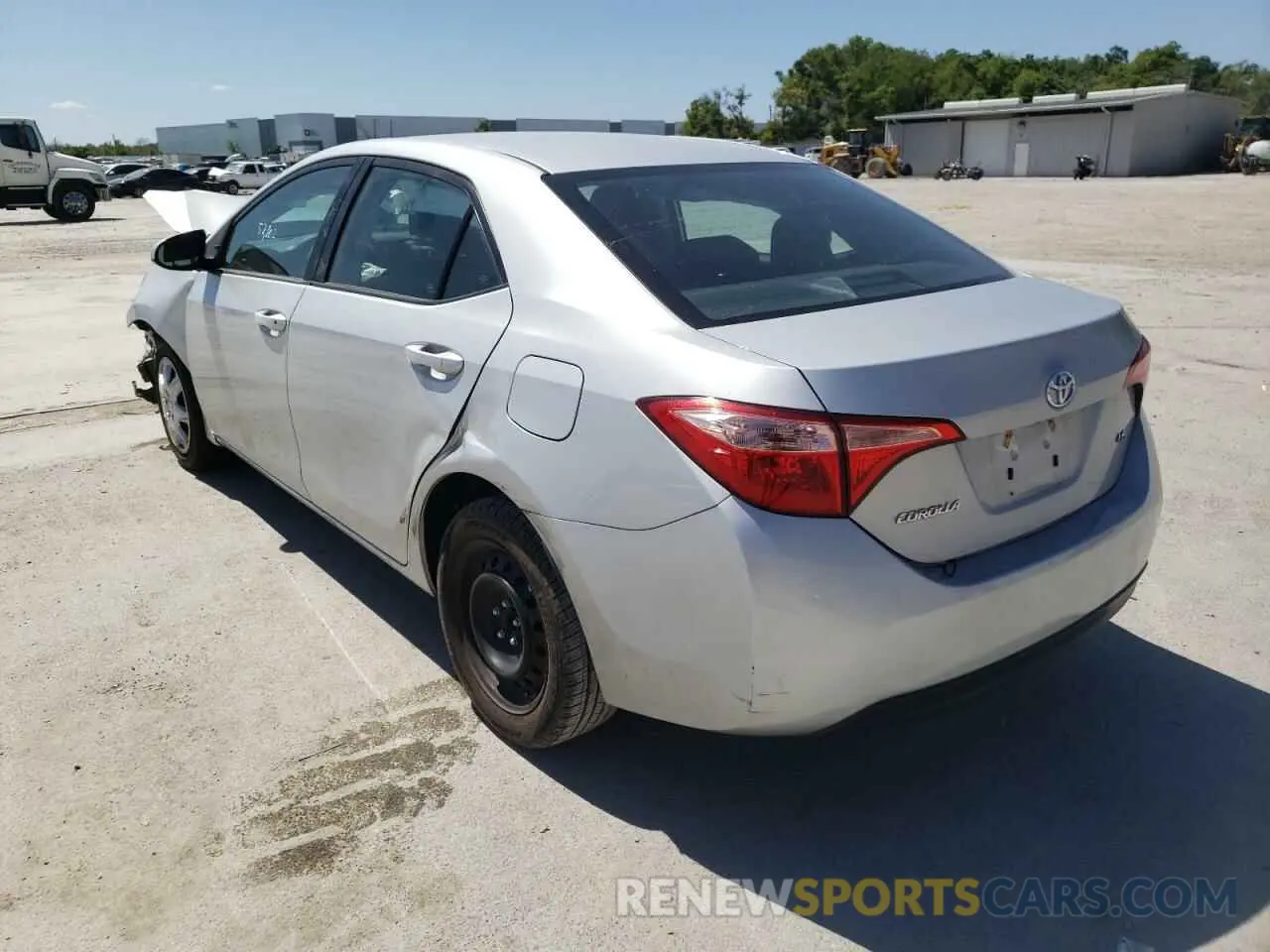 3 fotografías del automóvil dañado 2T1BURHE2KC230259 TOYOTA COROLLA 2019