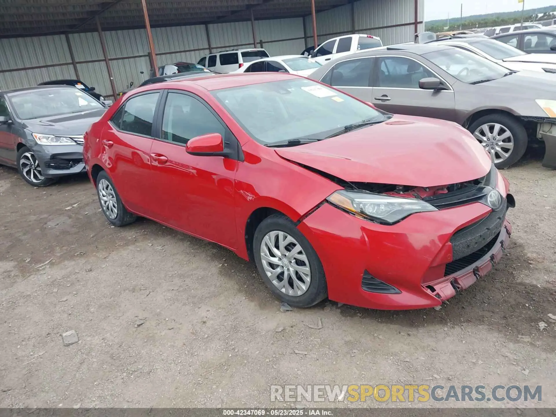 1 fotografías del automóvil dañado 2T1BURHE2KC236174 TOYOTA COROLLA 2019