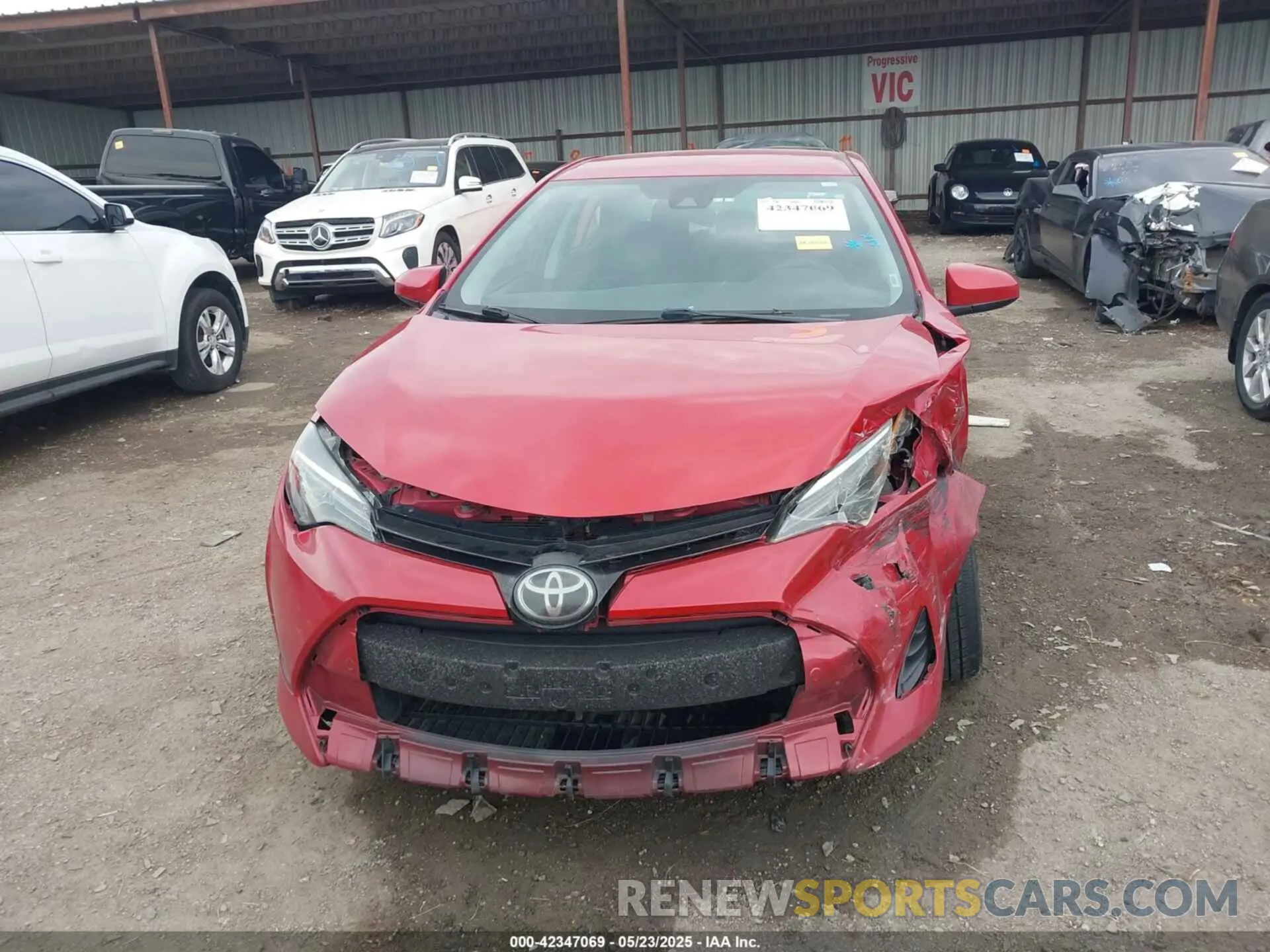 13 fotografías del automóvil dañado 2T1BURHE2KC236174 TOYOTA COROLLA 2019