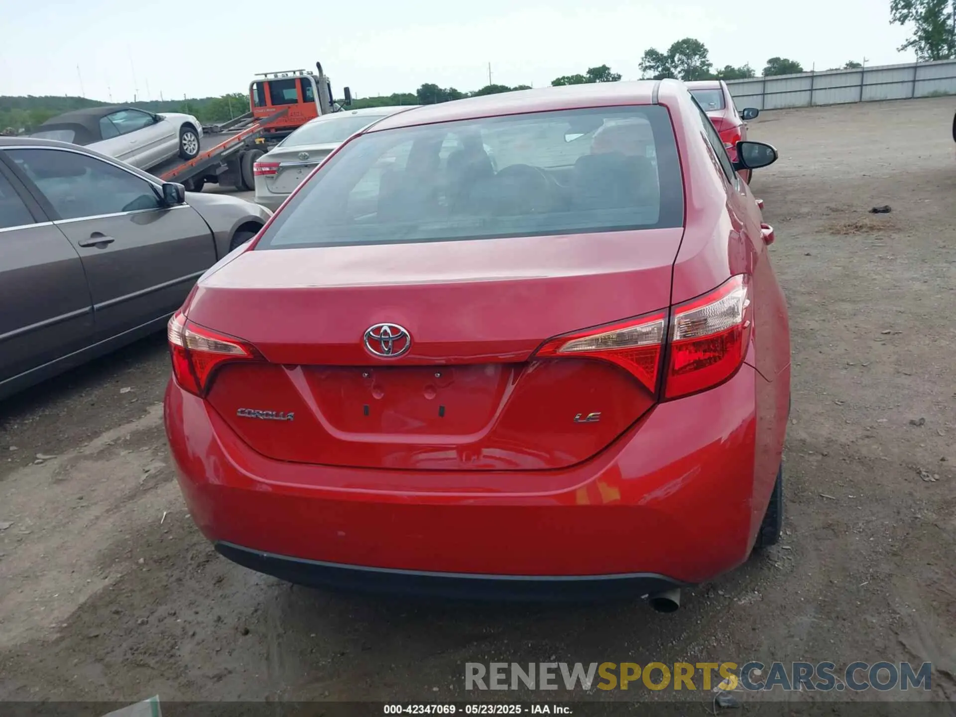 17 fotografías del automóvil dañado 2T1BURHE2KC236174 TOYOTA COROLLA 2019