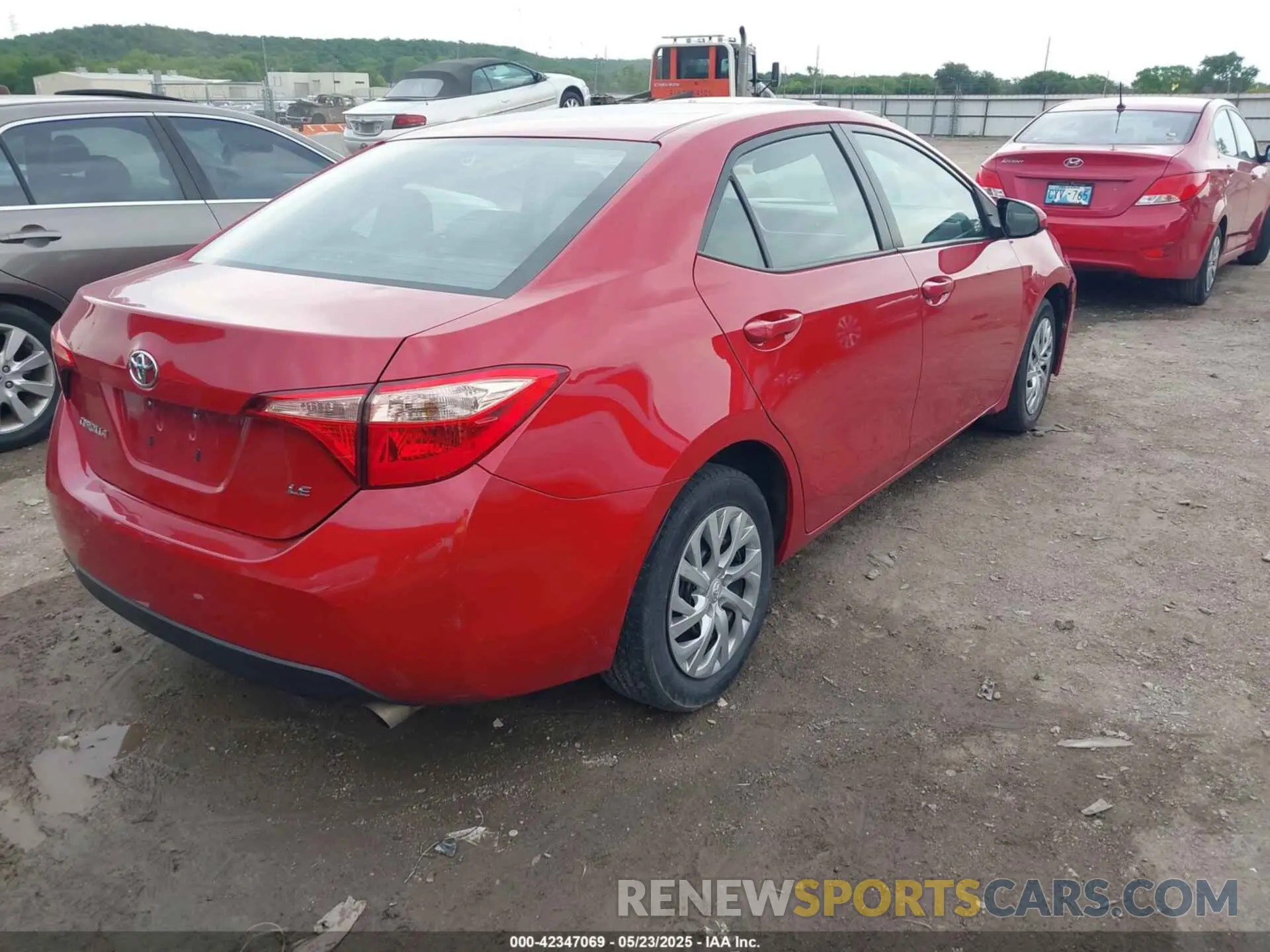 4 fotografías del automóvil dañado 2T1BURHE2KC236174 TOYOTA COROLLA 2019