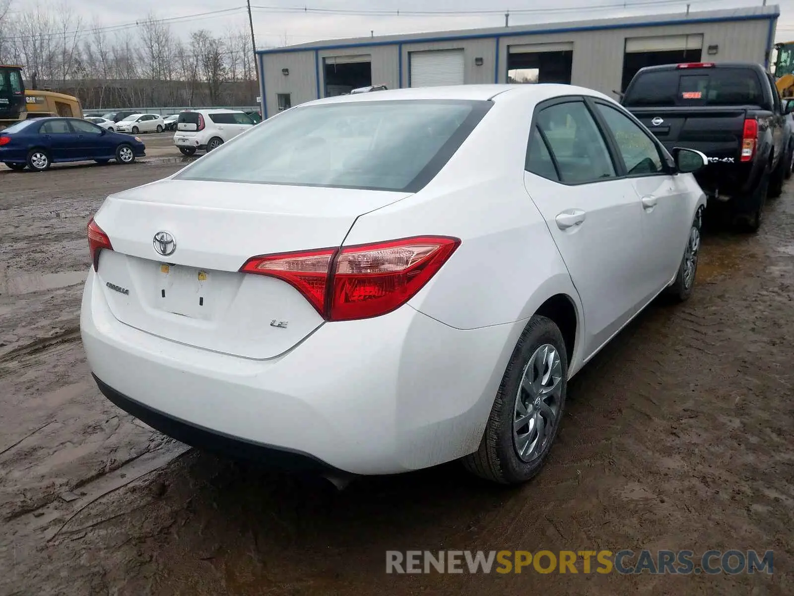 4 fotografías del automóvil dañado 2T1BURHE2KC240791 TOYOTA COROLLA 2019