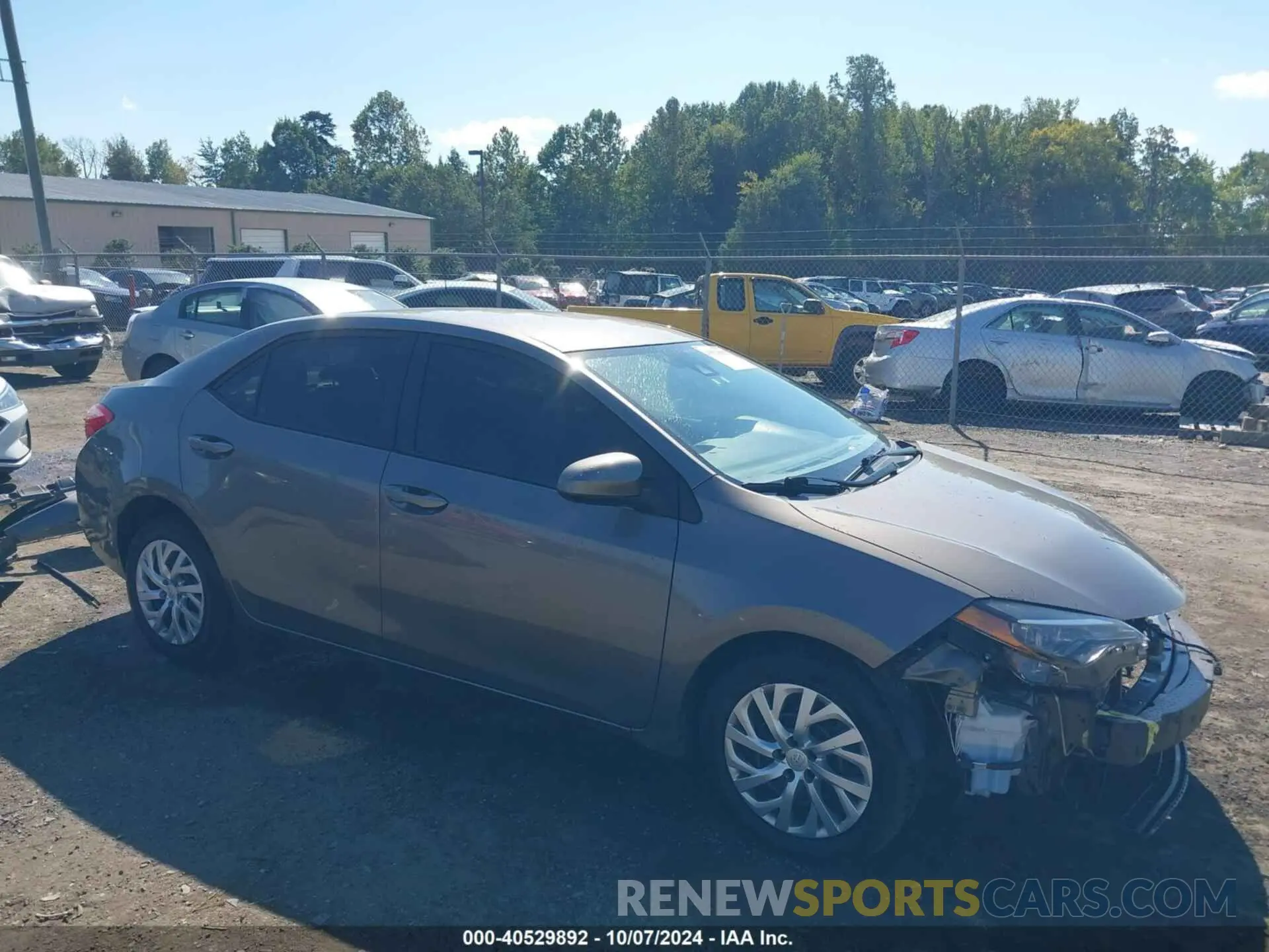 1 fotografías del automóvil dañado 2T1BURHE2KC241858 TOYOTA COROLLA 2019