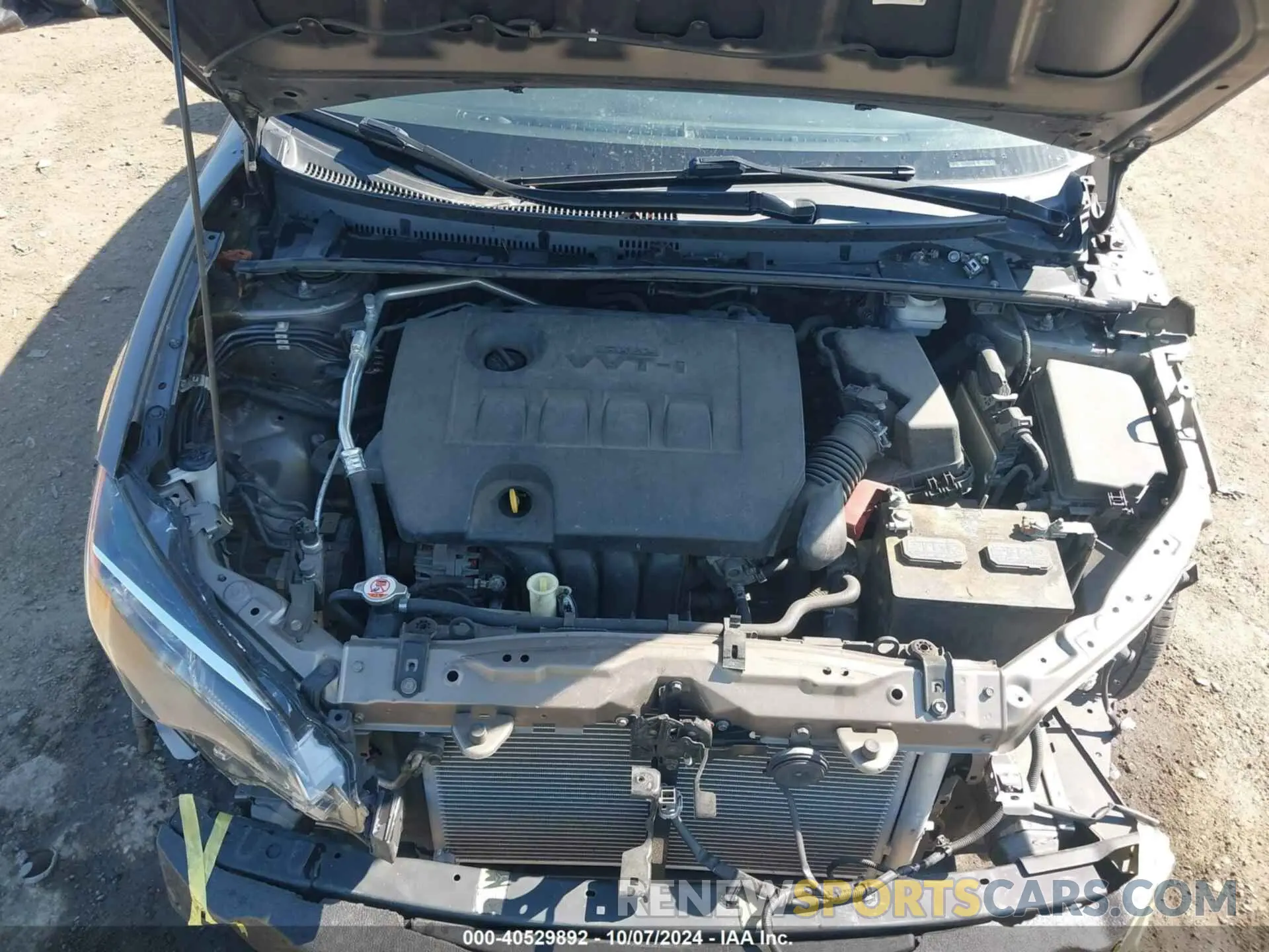 10 fotografías del automóvil dañado 2T1BURHE2KC241858 TOYOTA COROLLA 2019