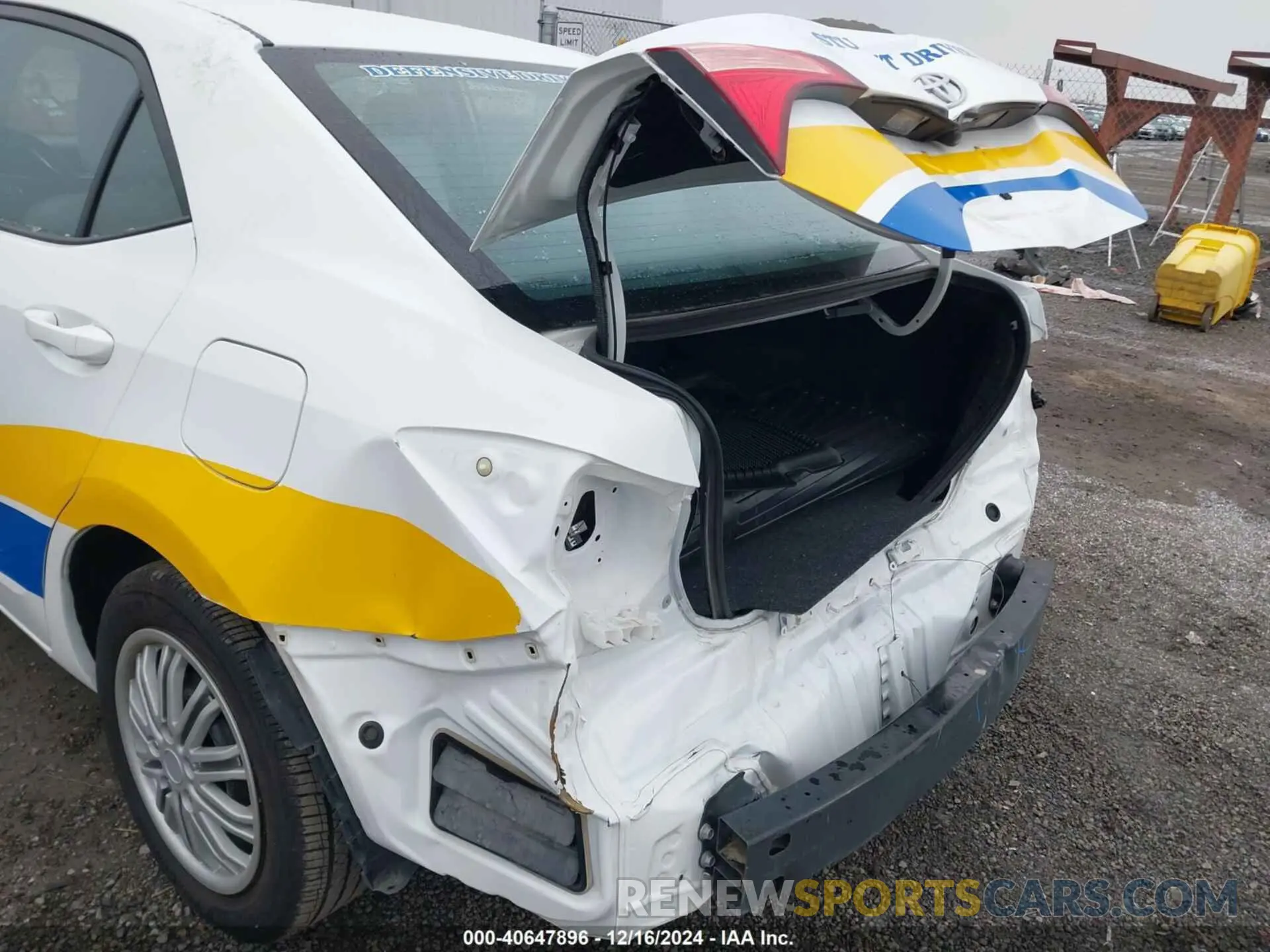 6 fotografías del automóvil dañado 2T1BURHE2KC246364 TOYOTA COROLLA 2019
