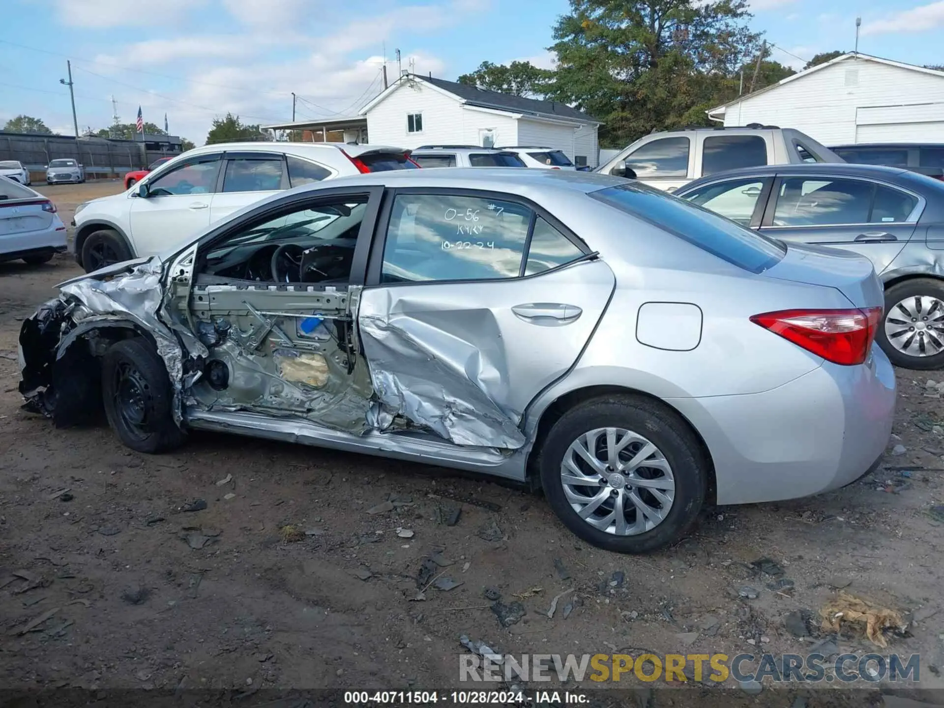 14 fotografías del automóvil dañado 2T1BURHE3KC136228 TOYOTA COROLLA 2019