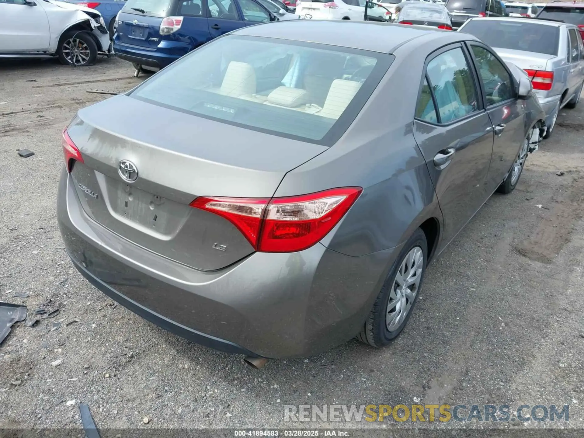 4 fotografías del automóvil dañado 2T1BURHE3KC136925 TOYOTA COROLLA 2019