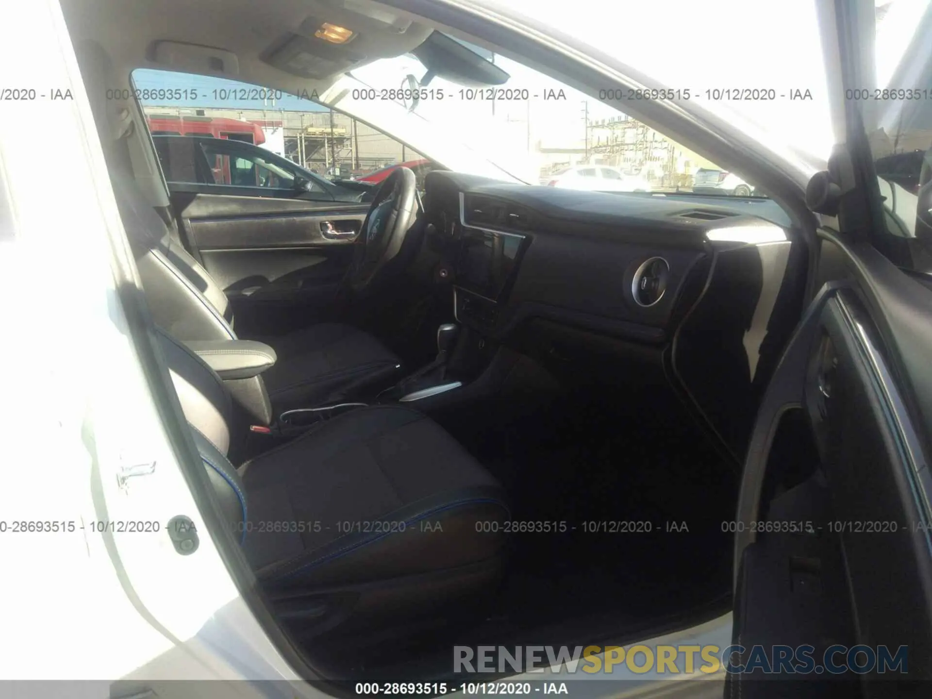 5 fotografías del automóvil dañado 2T1BURHE3KC147083 TOYOTA COROLLA 2019