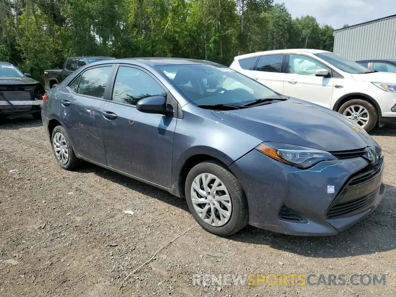 4 fotografías del automóvil dañado 2T1BURHE3KC148671 TOYOTA COROLLA 2019