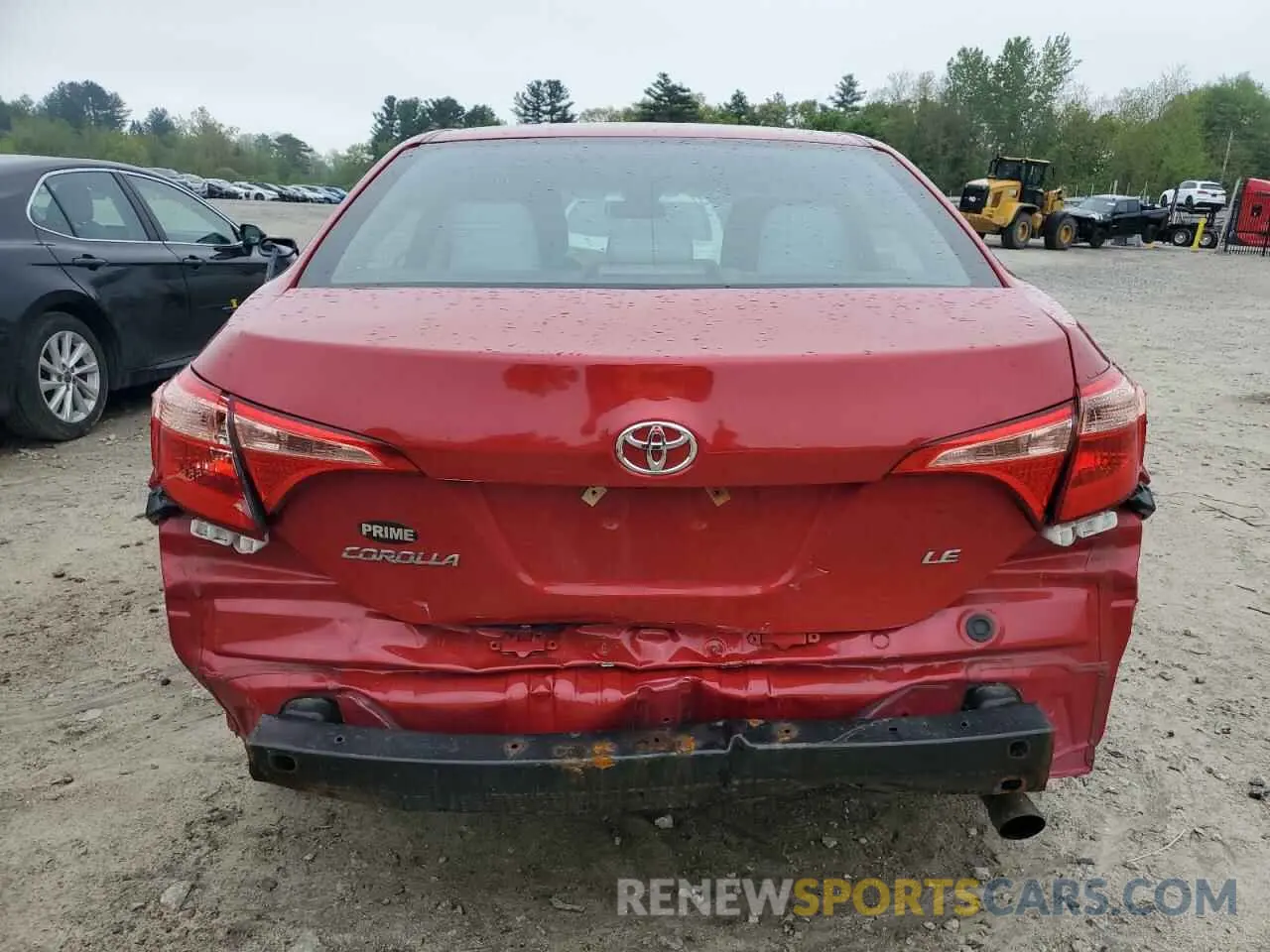 6 fotografías del automóvil dañado 2T1BURHE3KC151571 TOYOTA COROLLA 2019