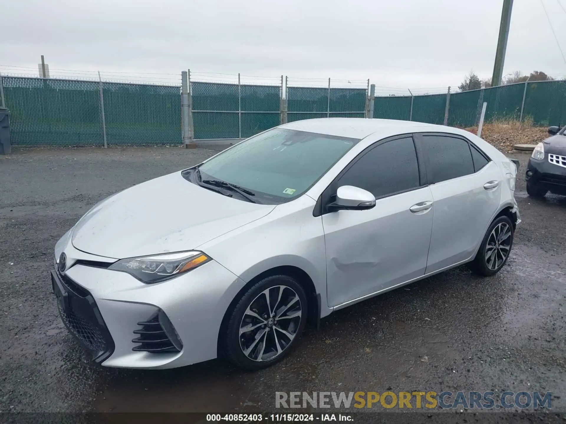 2 fotografías del automóvil dañado 2T1BURHE3KC155037 TOYOTA COROLLA 2019
