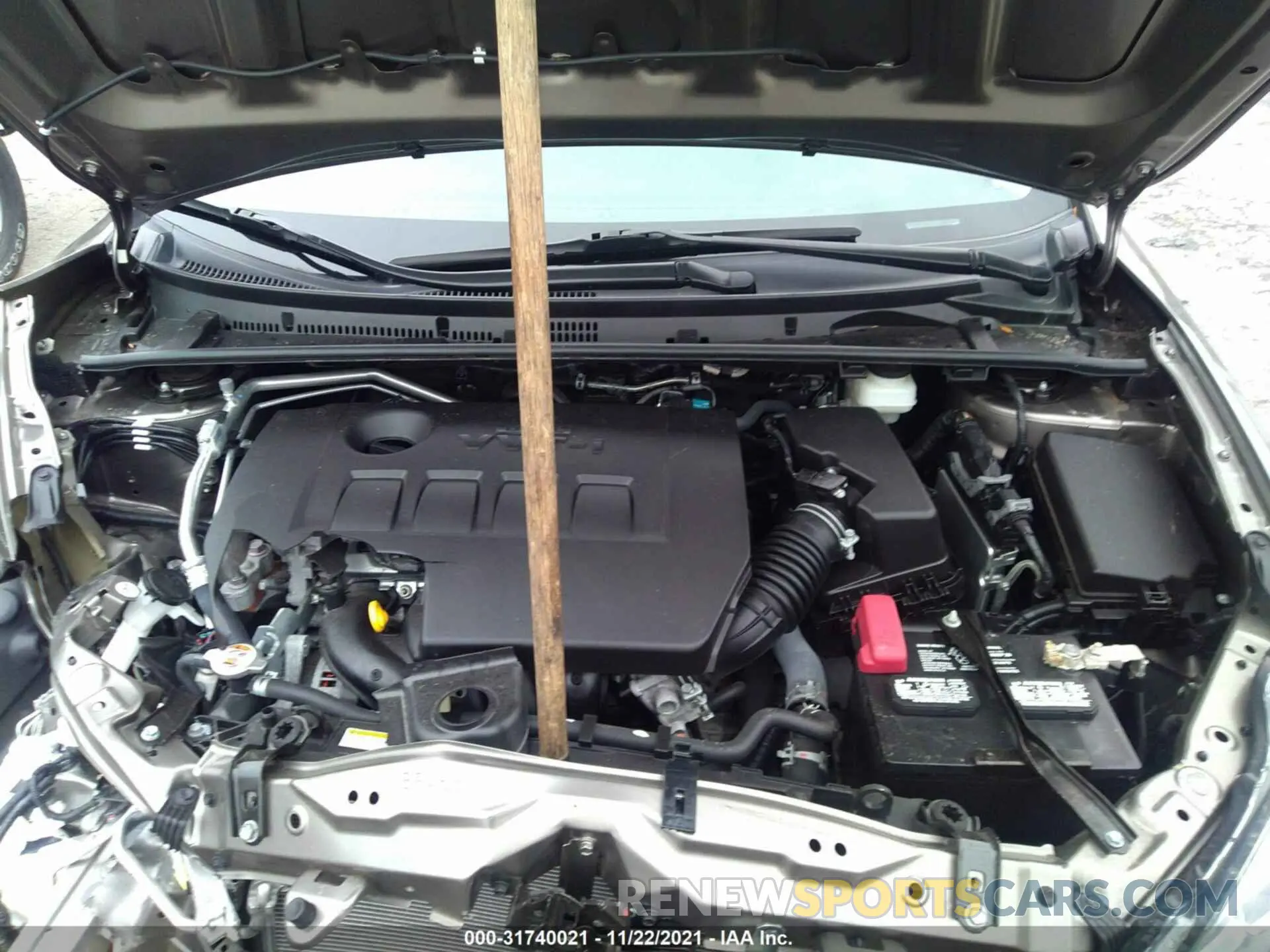 10 fotografías del automóvil dañado 2T1BURHE3KC160285 TOYOTA COROLLA 2019