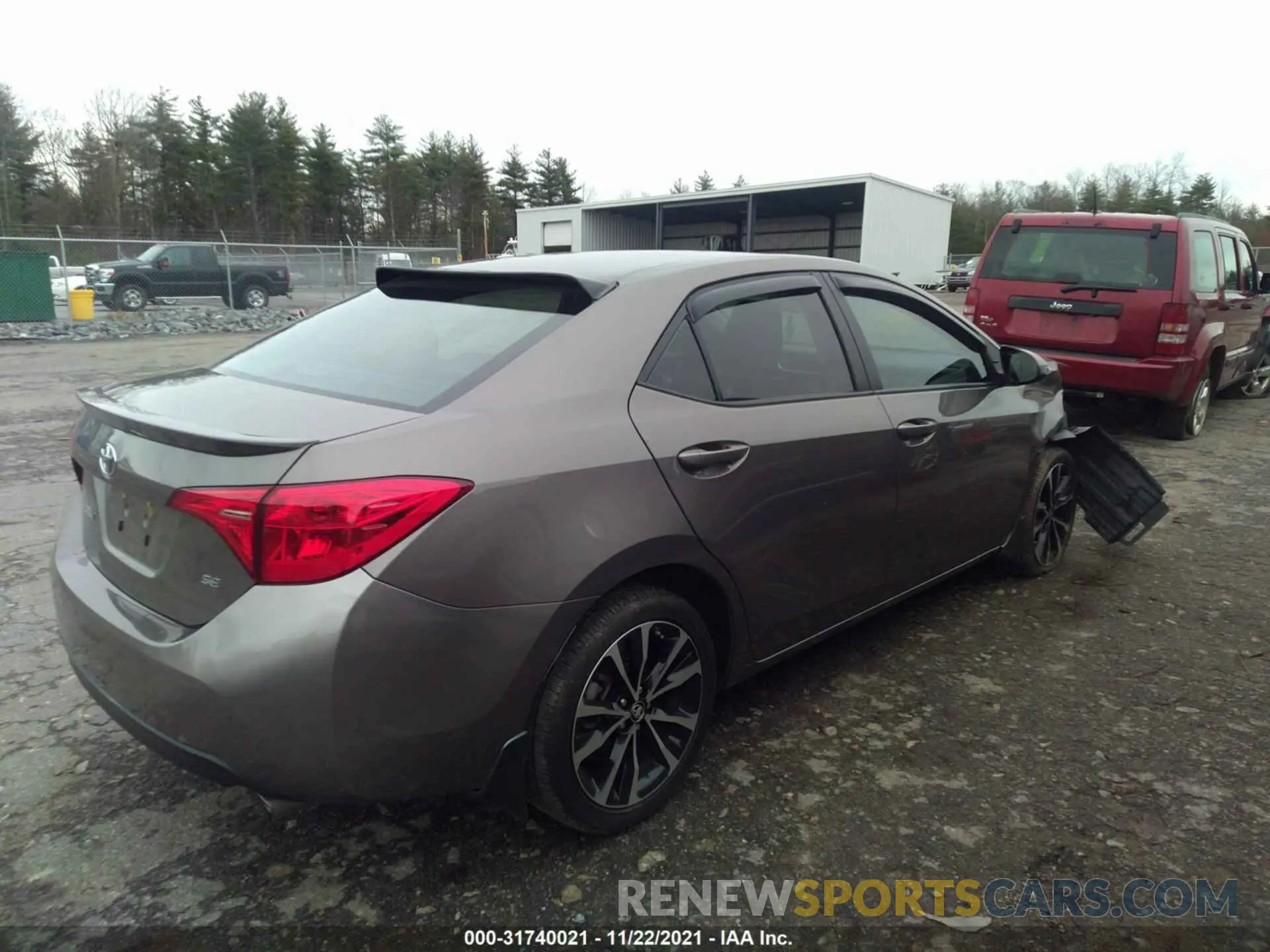 4 fotografías del automóvil dañado 2T1BURHE3KC160285 TOYOTA COROLLA 2019