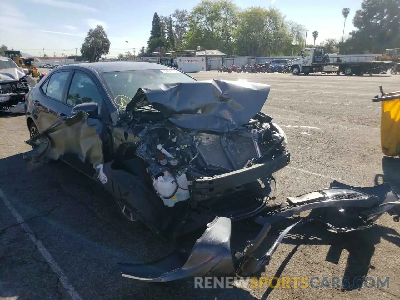 1 fotografías del automóvil dañado 2T1BURHE3KC162375 TOYOTA COROLLA 2019