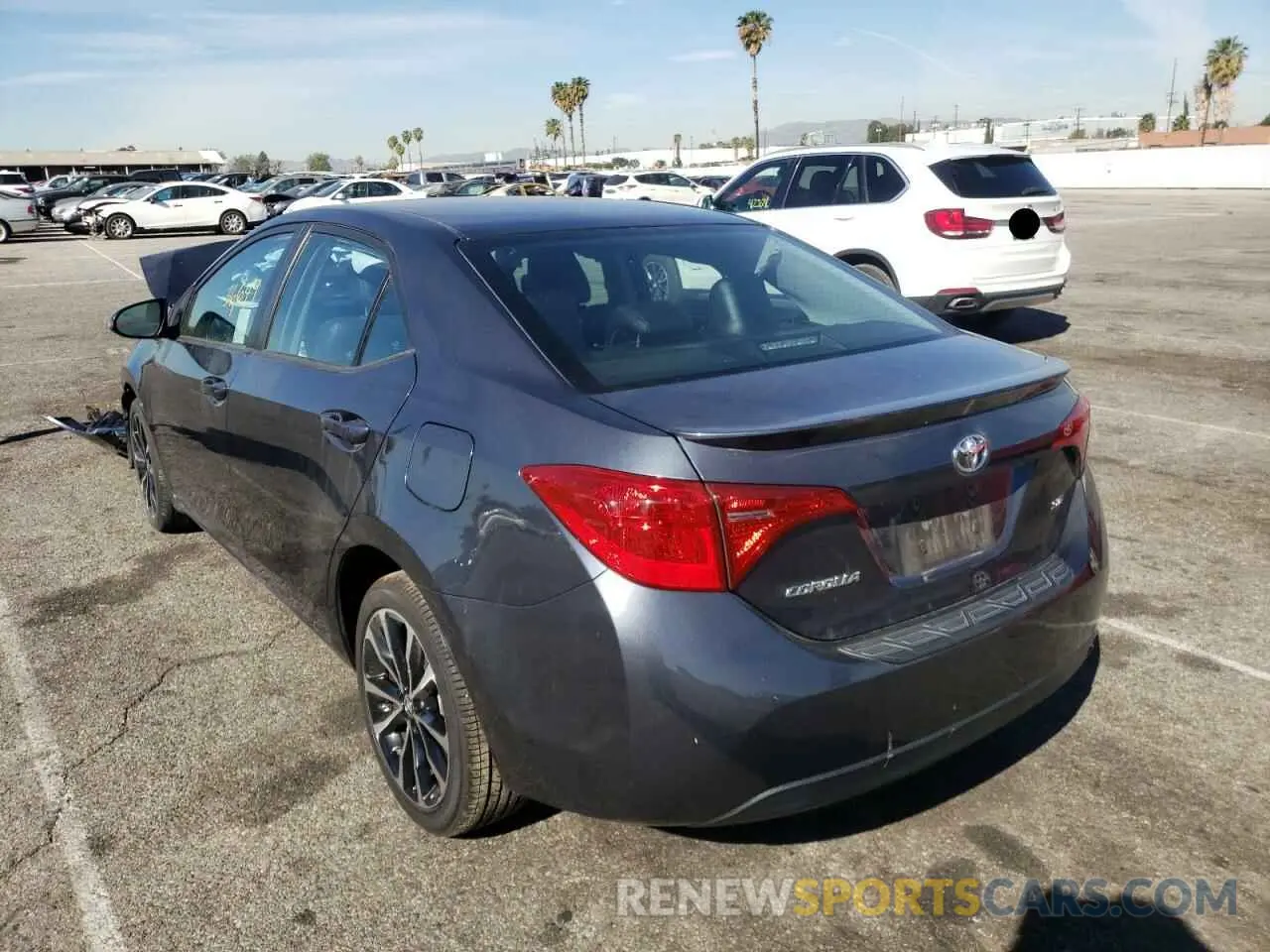 3 fotografías del automóvil dañado 2T1BURHE3KC162375 TOYOTA COROLLA 2019