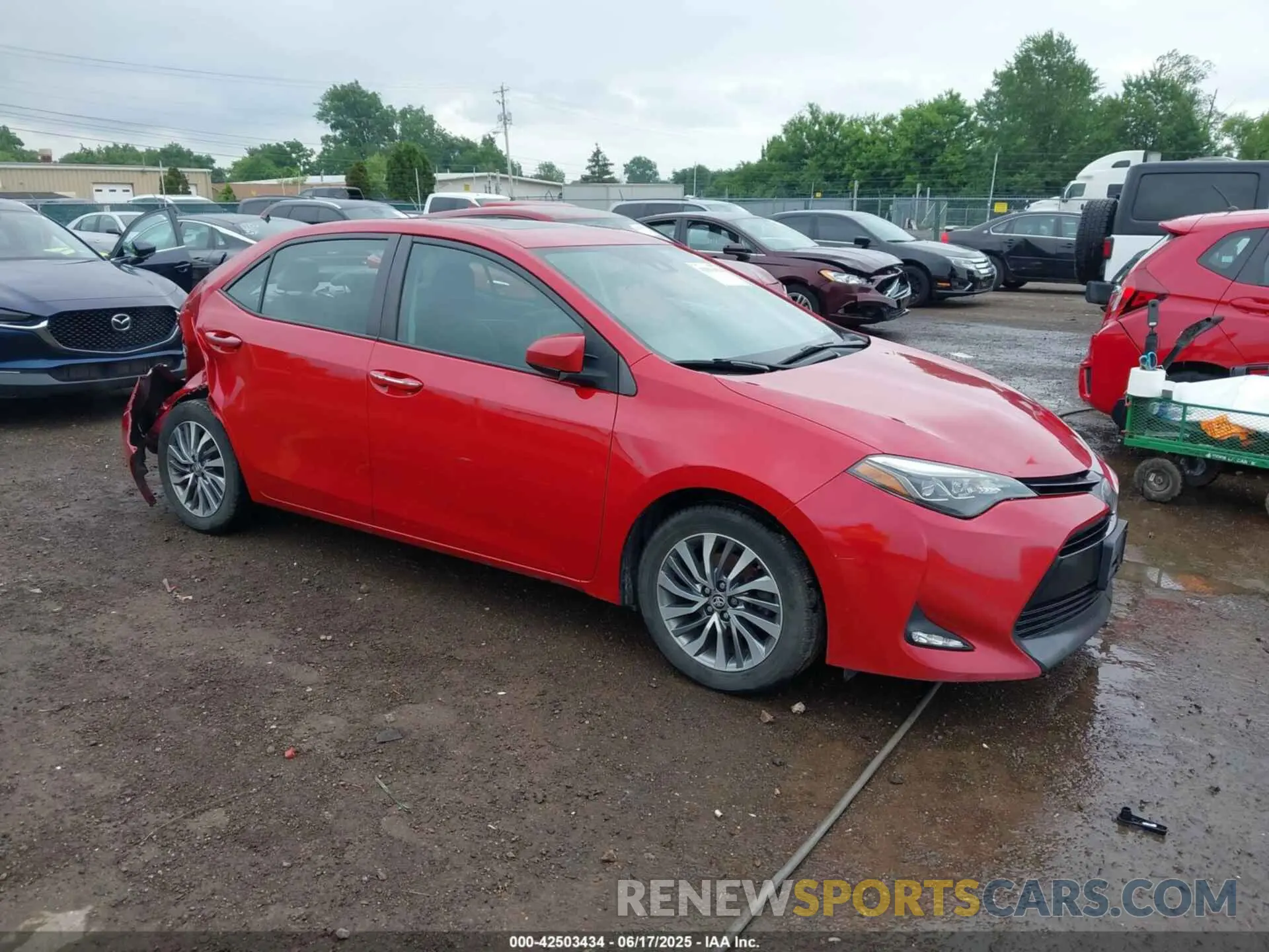 1 fotografías del automóvil dañado 2T1BURHE3KC170315 TOYOTA COROLLA 2019