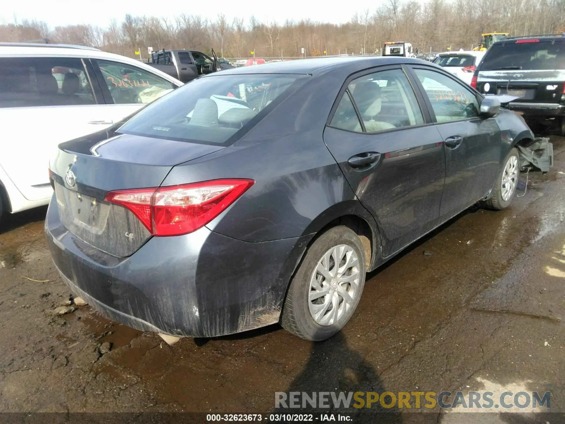 4 fotografías del automóvil dañado 2T1BURHE3KC172565 TOYOTA COROLLA 2019