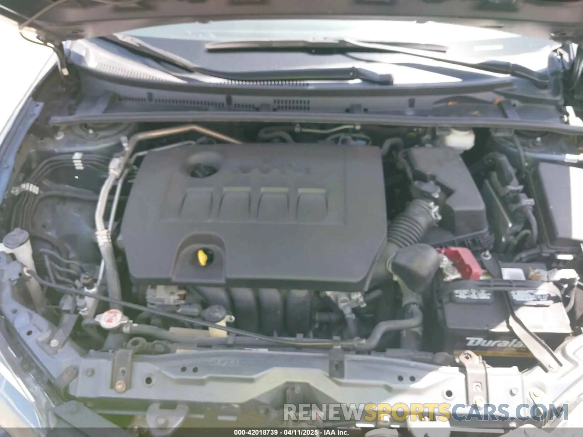 10 fotografías del automóvil dañado 2T1BURHE3KC176048 TOYOTA COROLLA 2019