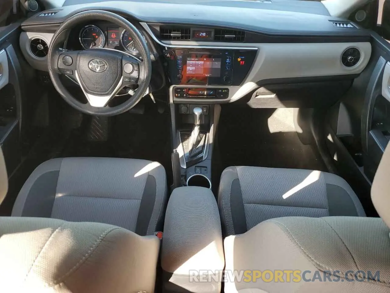 8 fotografías del automóvil dañado 2T1BURHE3KC176311 TOYOTA COROLLA 2019