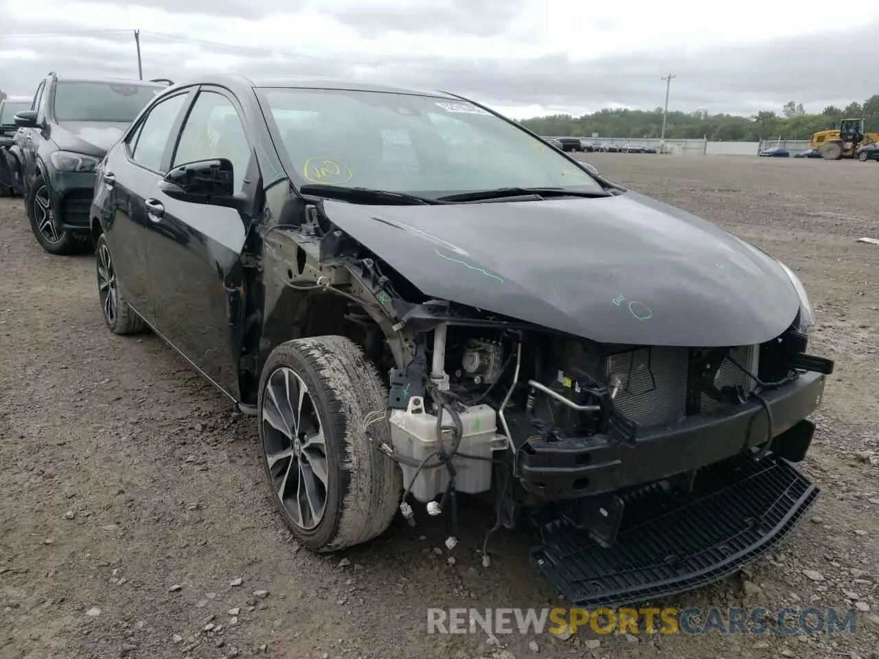 1 fotografías del automóvil dañado 2T1BURHE3KC178320 TOYOTA COROLLA 2019