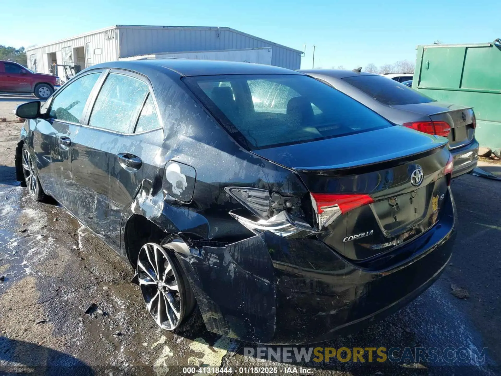 3 fotografías del automóvil dañado 2T1BURHE3KC206388 TOYOTA COROLLA 2019