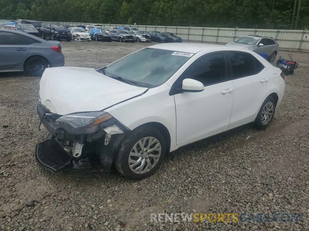 1 fotografías del automóvil dañado 2T1BURHE3KC216404 TOYOTA COROLLA 2019