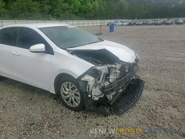 14 fotografías del automóvil dañado 2T1BURHE3KC216404 TOYOTA COROLLA 2019