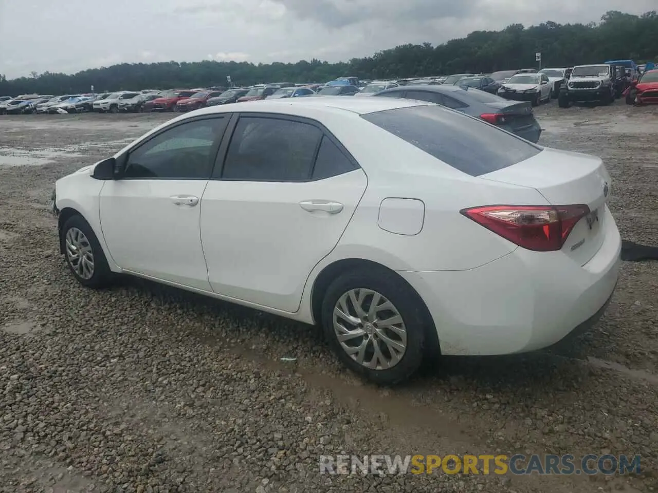 2 fotografías del automóvil dañado 2T1BURHE3KC216404 TOYOTA COROLLA 2019