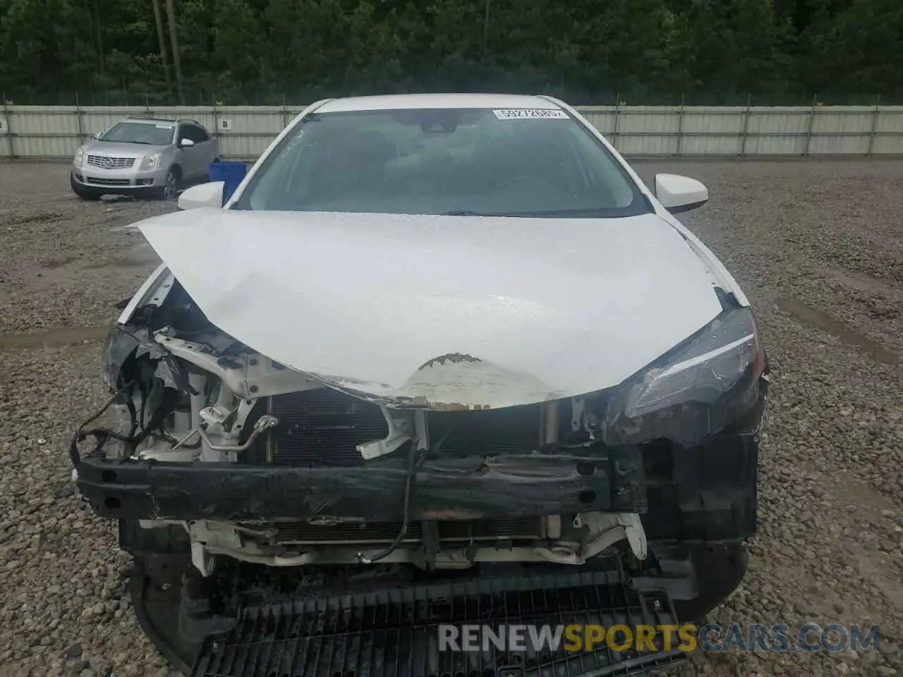 5 fotografías del automóvil dañado 2T1BURHE3KC216404 TOYOTA COROLLA 2019