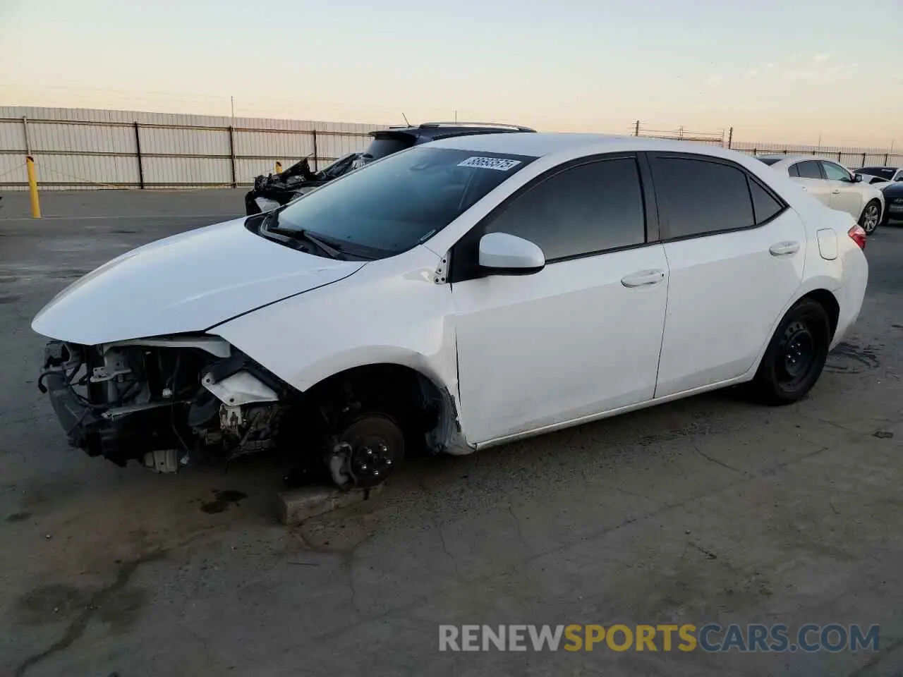 1 fotografías del automóvil dañado 2T1BURHE3KC216614 TOYOTA COROLLA 2019