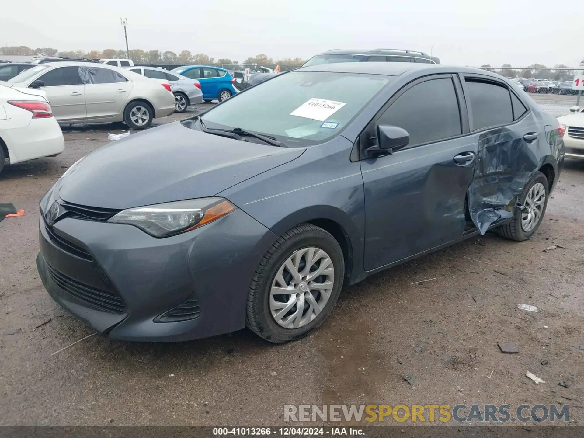 2 fotografías del automóvil dañado 2T1BURHE3KC219402 TOYOTA COROLLA 2019