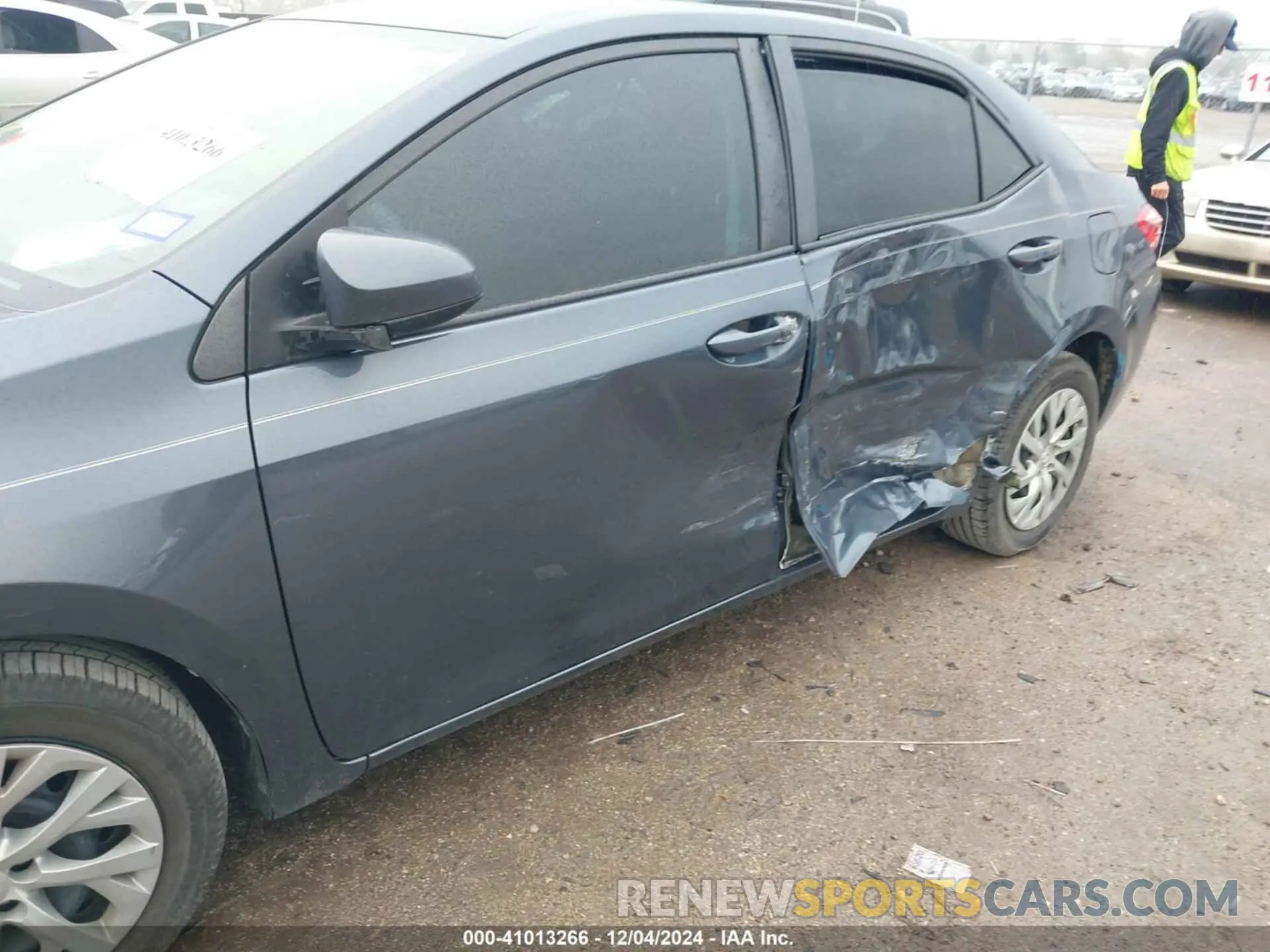 6 fotografías del automóvil dañado 2T1BURHE3KC219402 TOYOTA COROLLA 2019