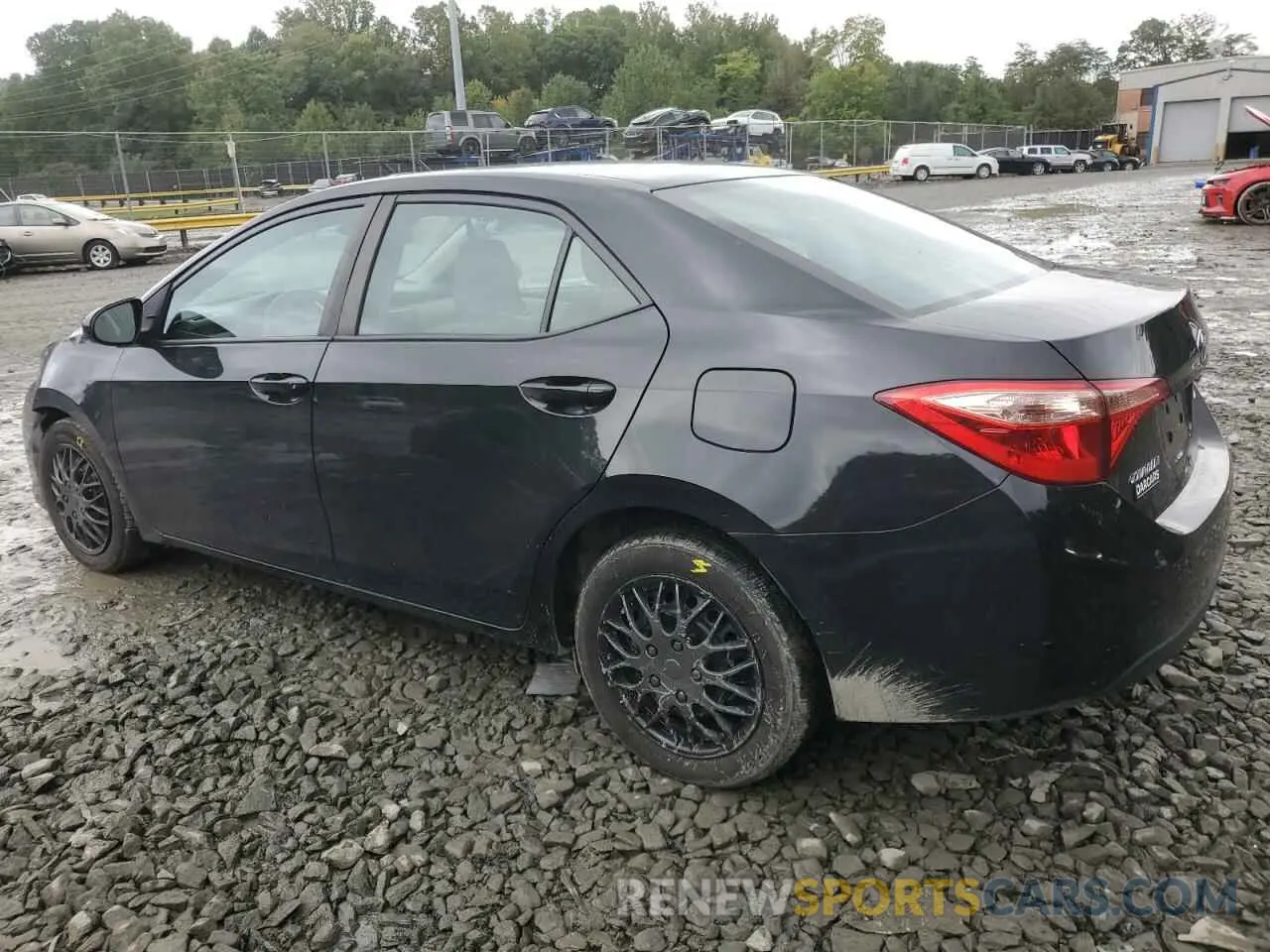 2 fotografías del automóvil dañado 2T1BURHE3KC219643 TOYOTA COROLLA 2019