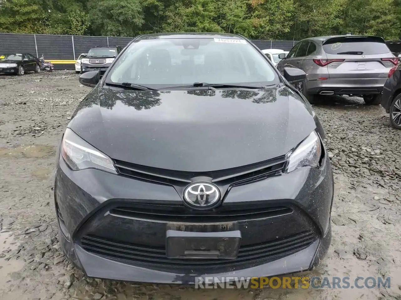 5 fotografías del automóvil dañado 2T1BURHE3KC219643 TOYOTA COROLLA 2019