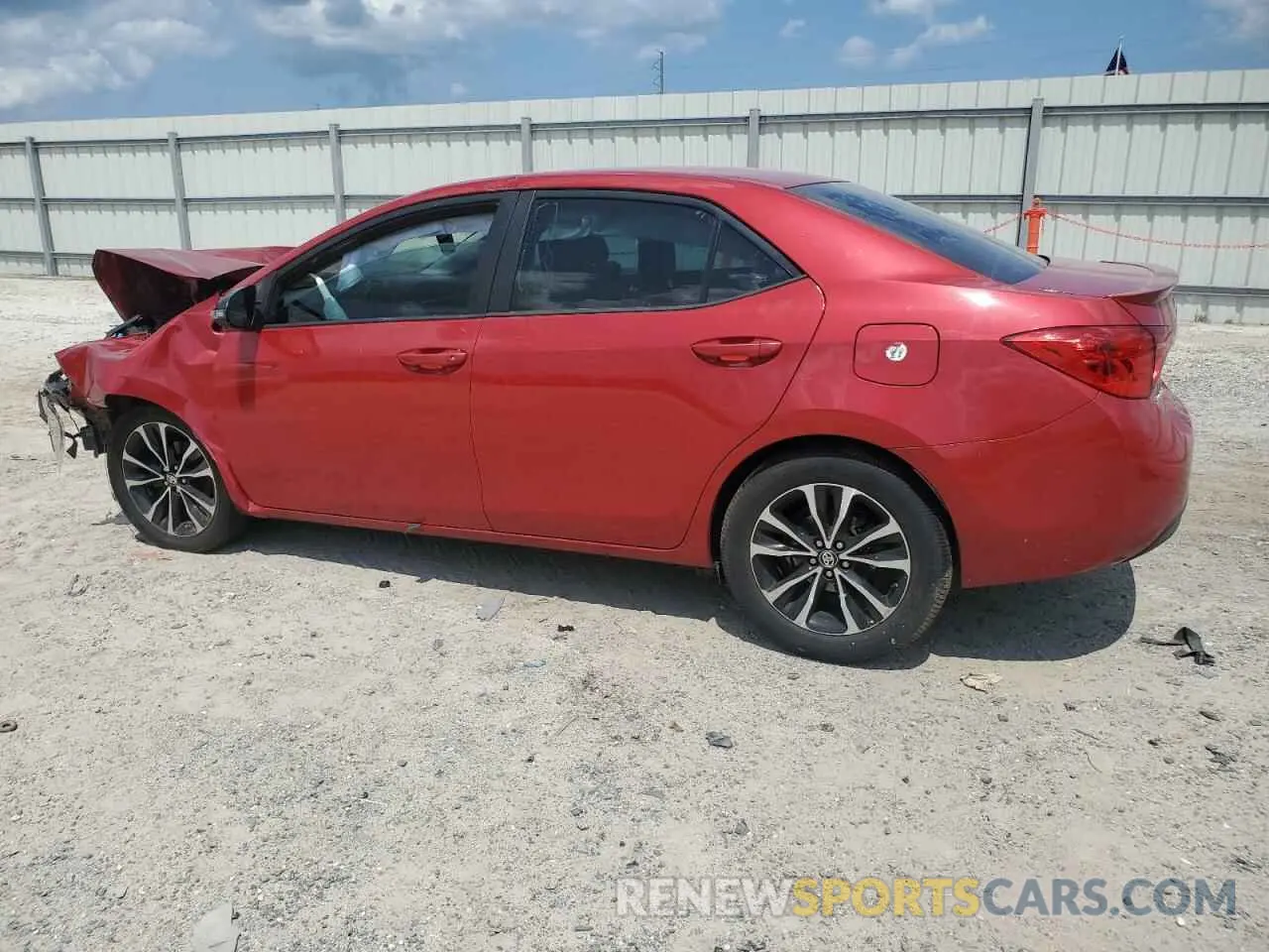 2 fotografías del automóvil dañado 2T1BURHE3KC221179 TOYOTA COROLLA 2019