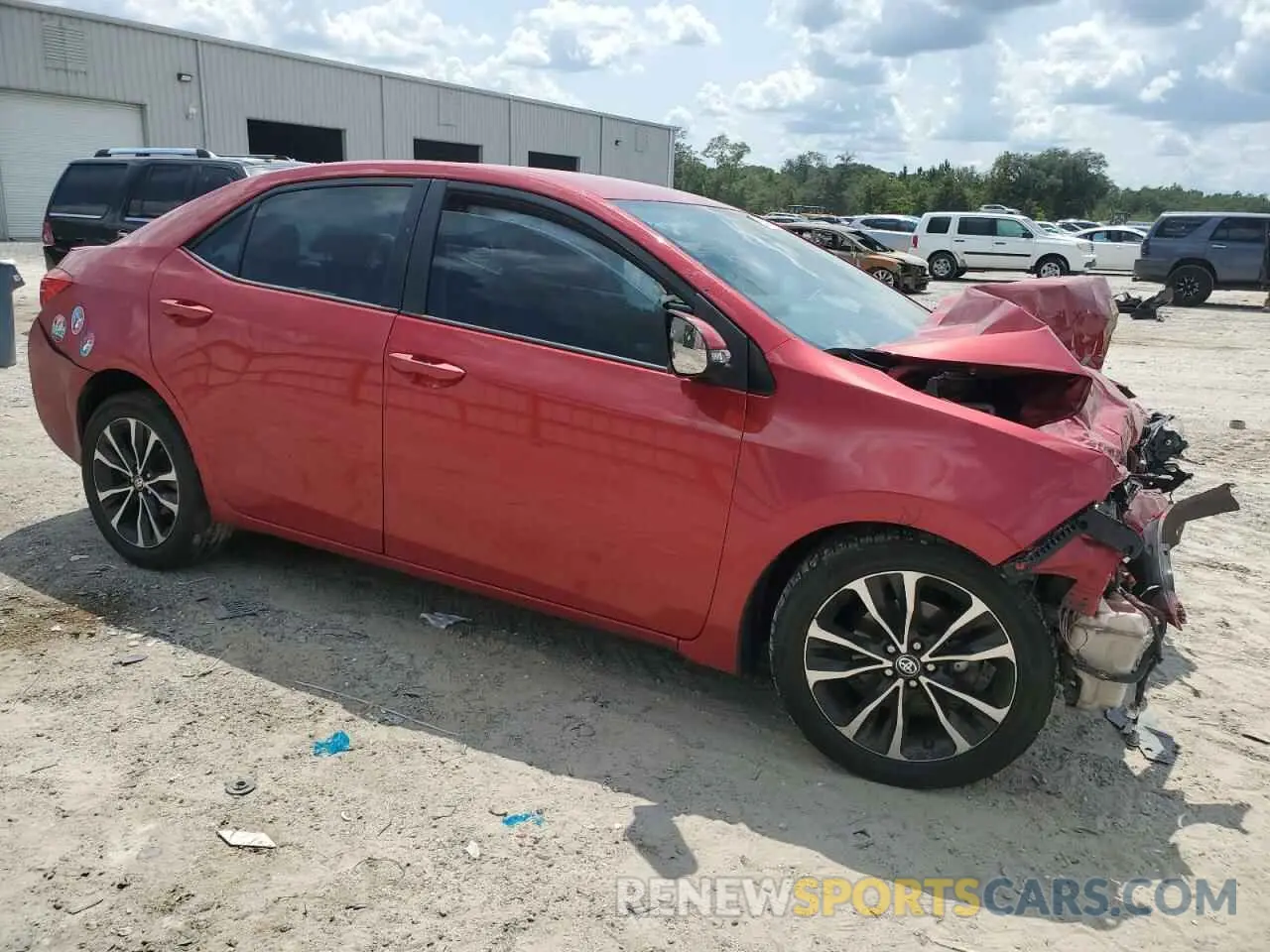 4 fotografías del automóvil dañado 2T1BURHE3KC221179 TOYOTA COROLLA 2019