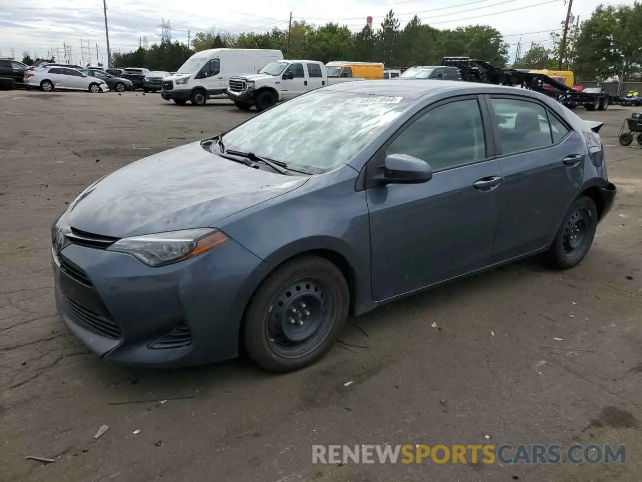 1 fotografías del automóvil dañado 2T1BURHE3KC224020 TOYOTA COROLLA 2019