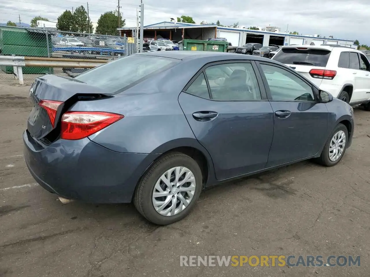 3 fotografías del automóvil dañado 2T1BURHE3KC224020 TOYOTA COROLLA 2019