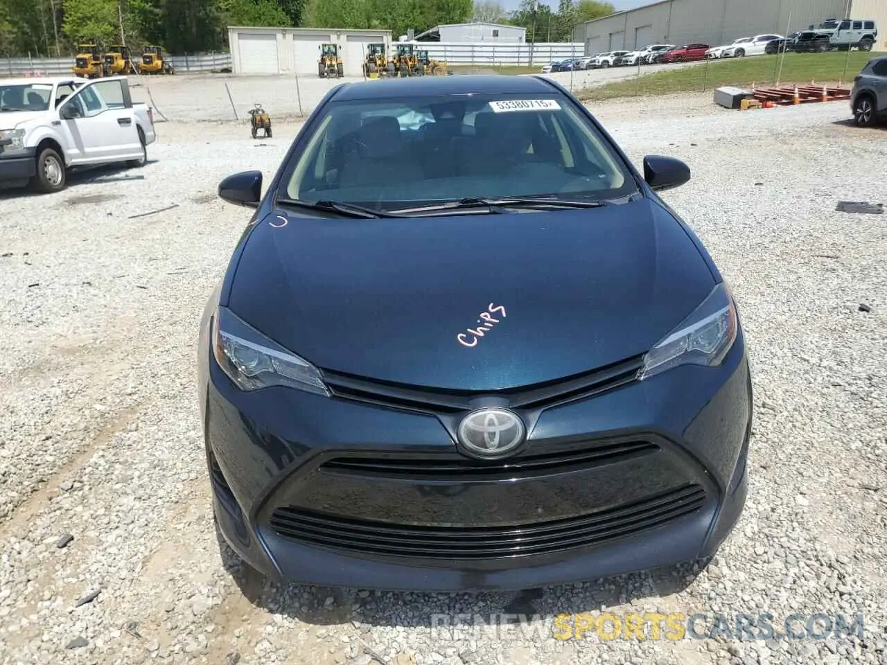 5 fotografías del automóvil dañado 2T1BURHE3KC225605 TOYOTA COROLLA 2019