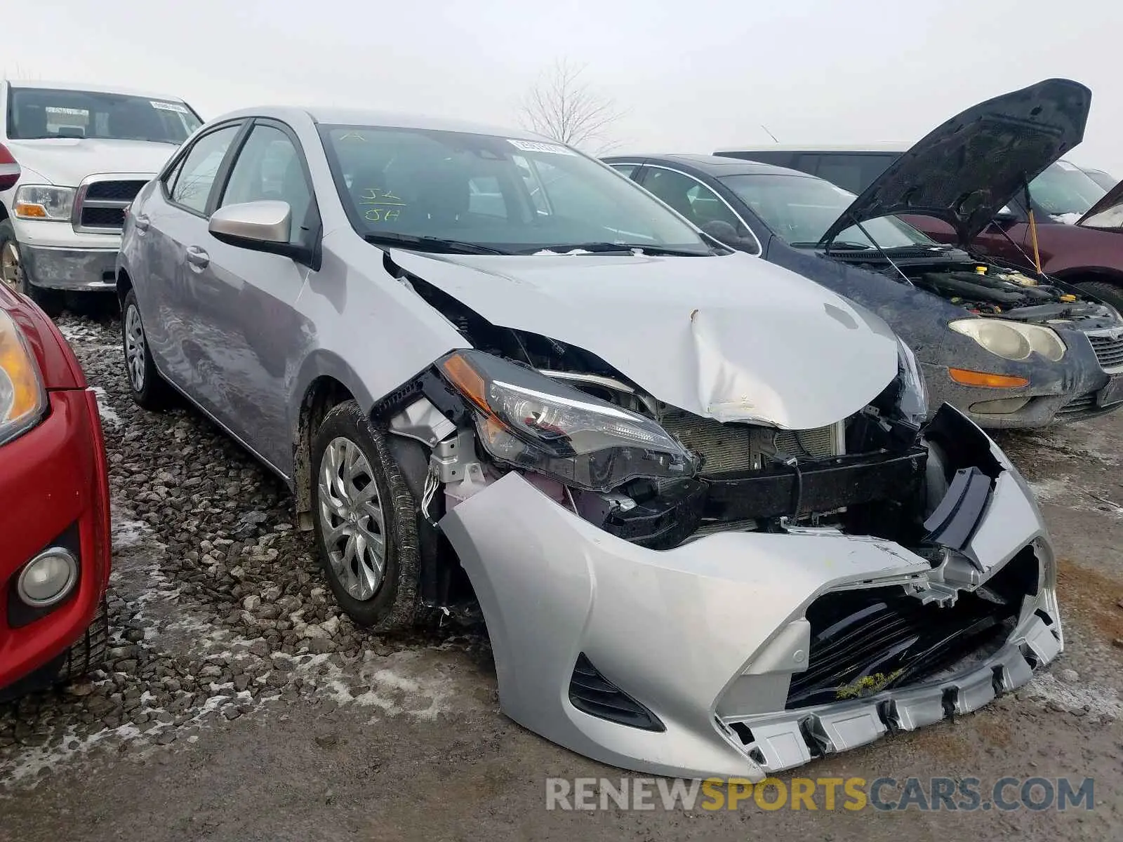 1 fotografías del automóvil dañado 2T1BURHE3KC229217 TOYOTA COROLLA 2019