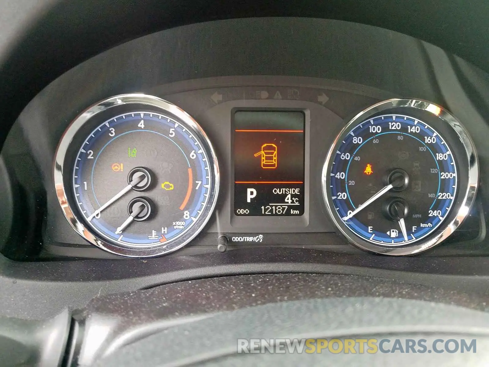 8 fotografías del automóvil dañado 2T1BURHE3KC229217 TOYOTA COROLLA 2019
