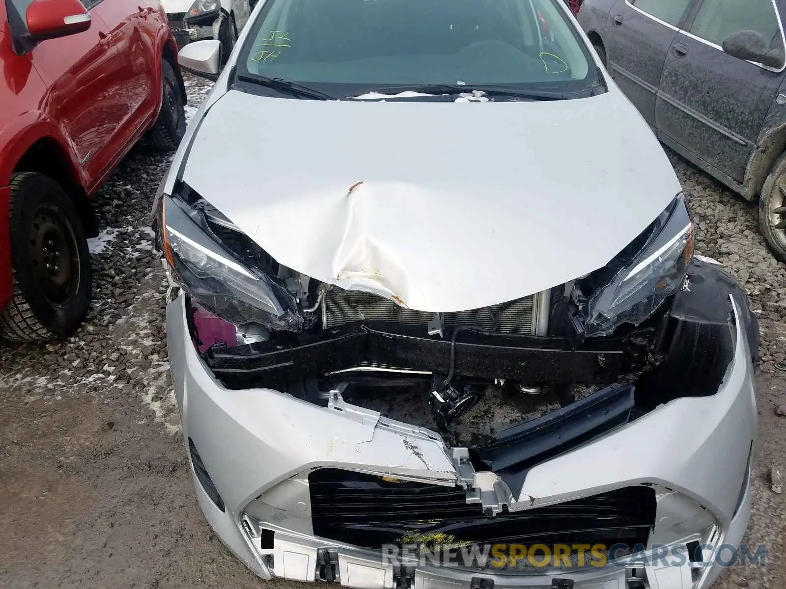 9 fotografías del automóvil dañado 2T1BURHE3KC229217 TOYOTA COROLLA 2019