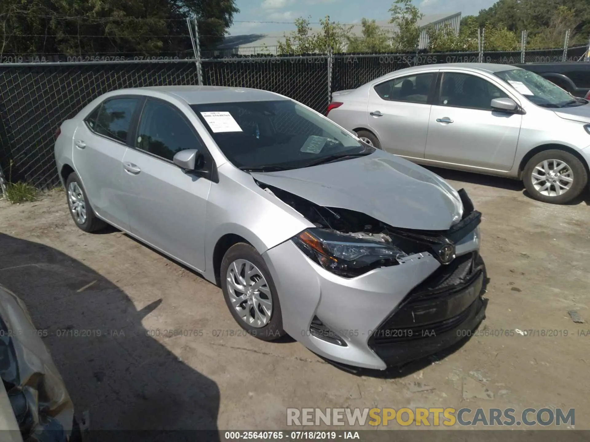 1 fotografías del automóvil dañado 2T1BURHE3KC239424 TOYOTA COROLLA 2019