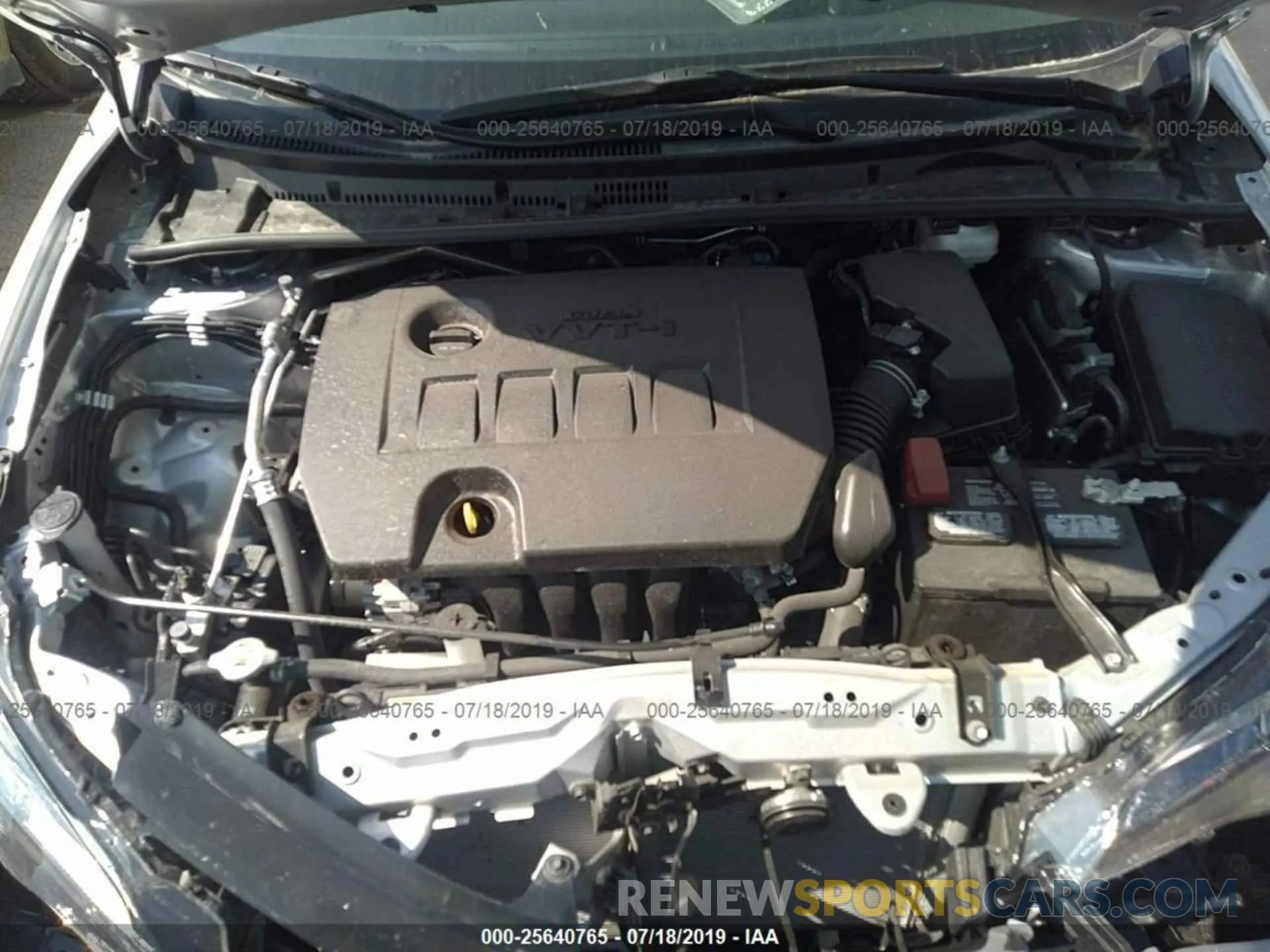10 fotografías del automóvil dañado 2T1BURHE3KC239424 TOYOTA COROLLA 2019