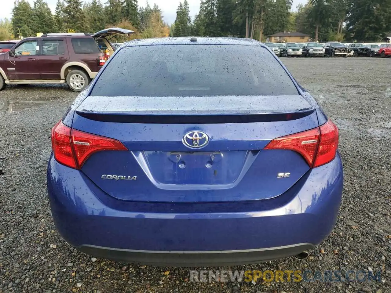 6 fotografías del automóvil dañado 2T1BURHE3KC239617 TOYOTA COROLLA 2019
