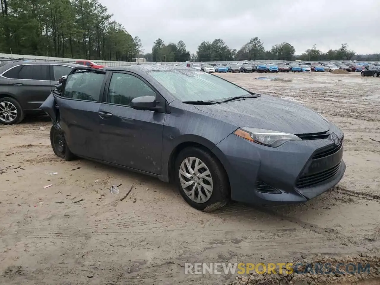 4 fotografías del automóvil dañado 2T1BURHE3KC241061 TOYOTA COROLLA 2019