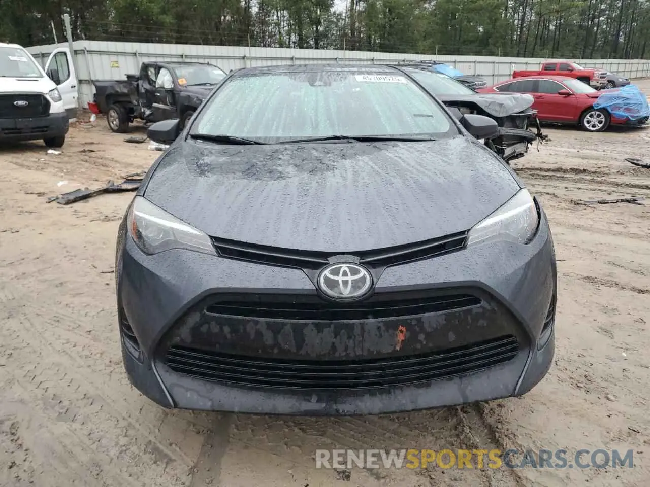 5 fotografías del automóvil dañado 2T1BURHE3KC241061 TOYOTA COROLLA 2019