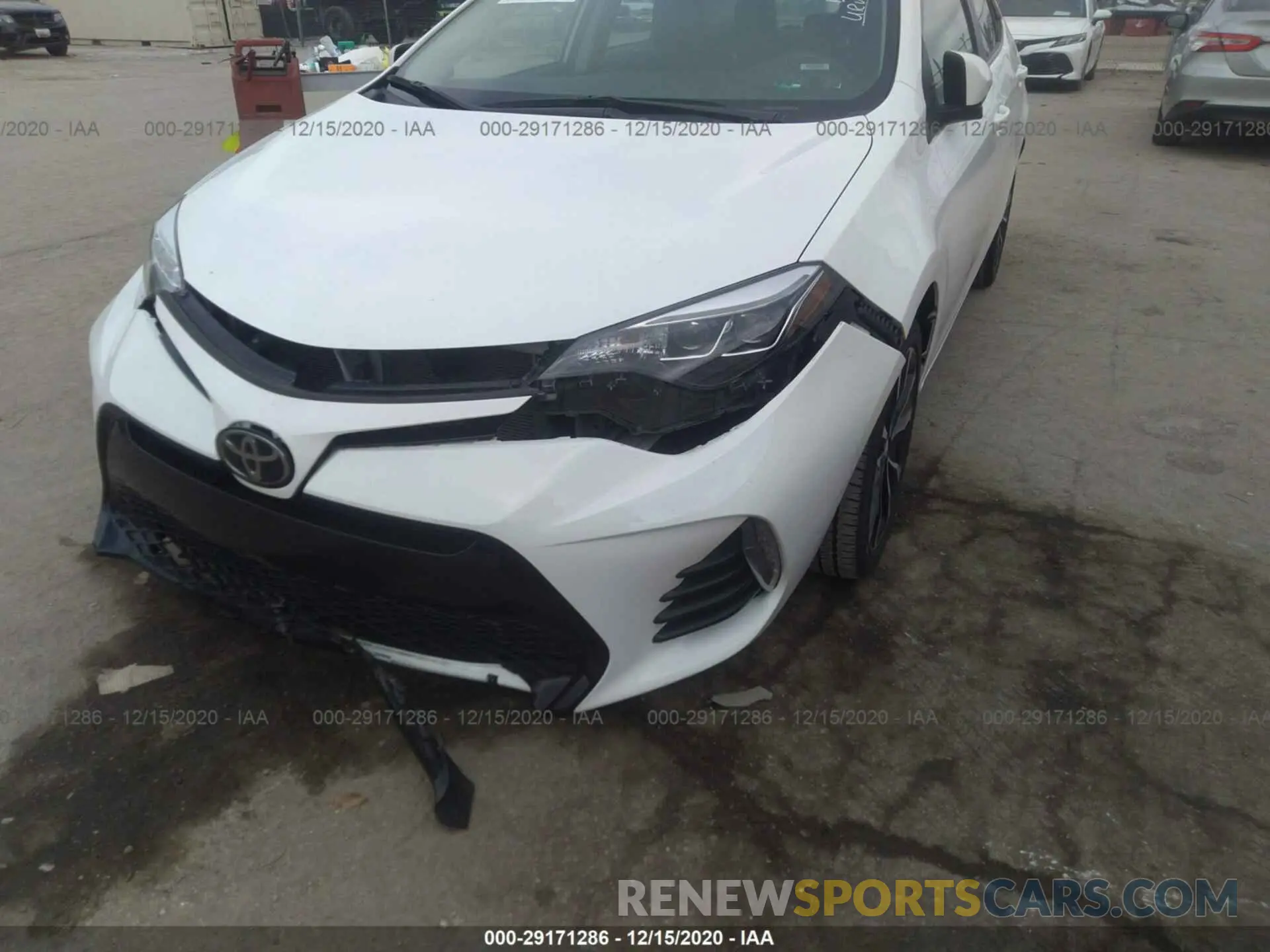 6 fotografías del automóvil dañado 2T1BURHE3KC241612 TOYOTA COROLLA 2019
