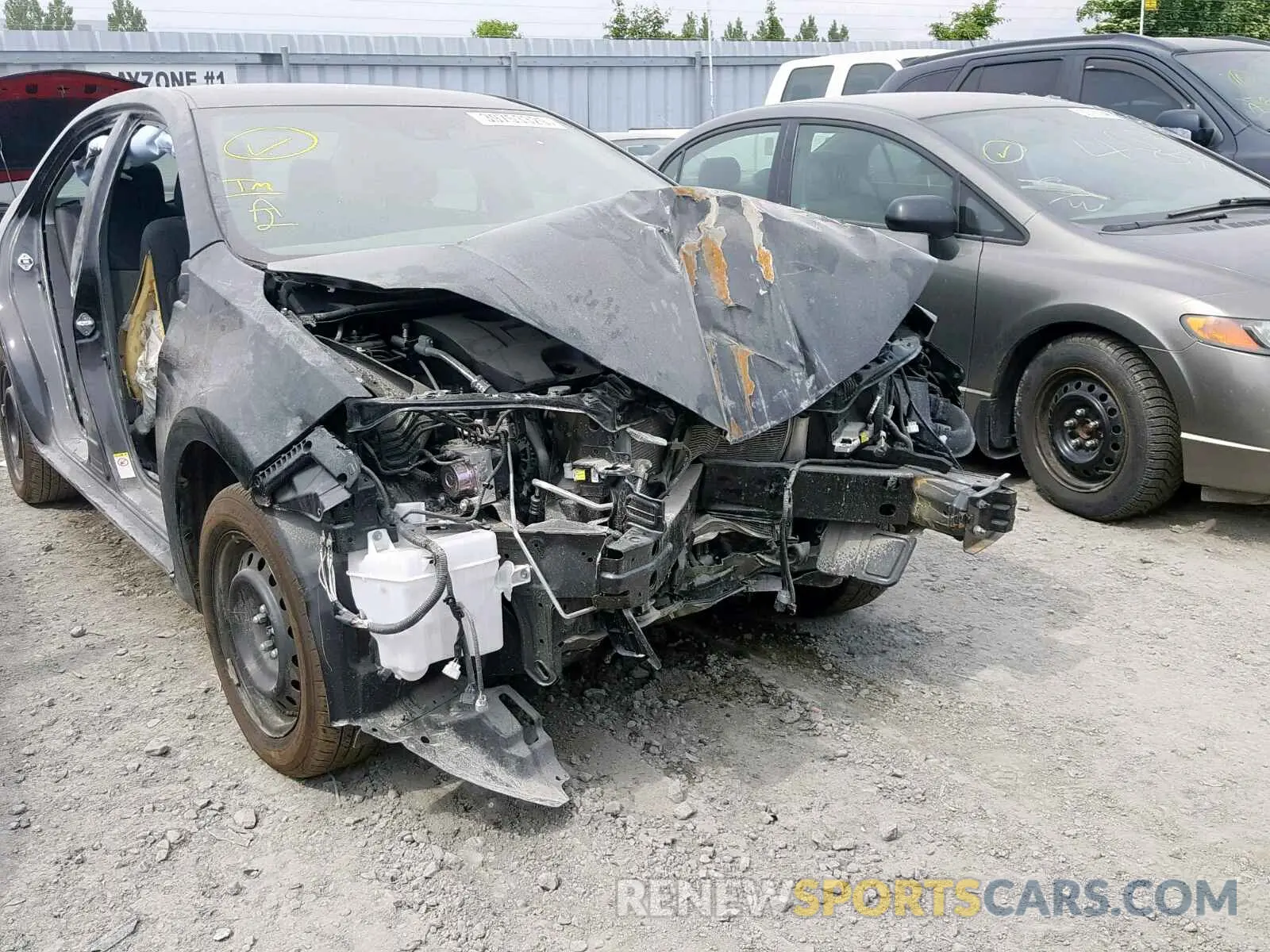 9 fotografías del automóvil dañado 2T1BURHE3KC241643 TOYOTA COROLLA 2019