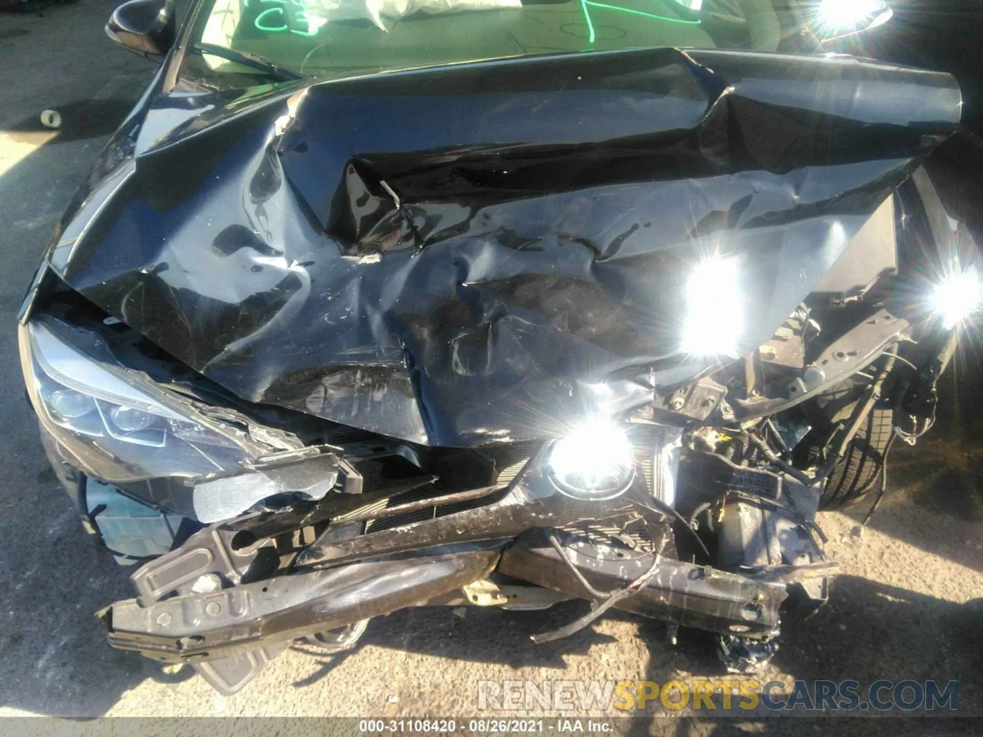 10 fotografías del automóvil dañado 2T1BURHE4KC134505 TOYOTA COROLLA 2019